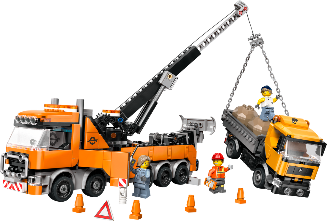 LEGO Set 60467-1 Heavy-Duty Recovery Tow Truck with Crane Alternate build Ideas: Racers, Road Cars, Trucks, and Technic Vehicle Remixes