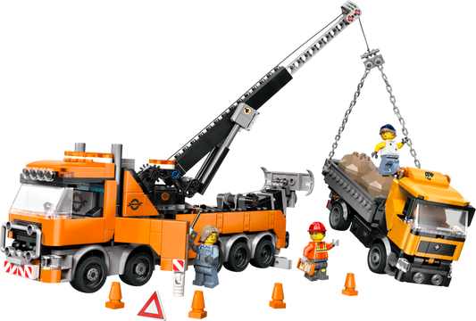 LEGO Set 60467-1 Heavy-Duty Recovery Tow Truck with Crane Alternate build Ideas: Racers, Road Cars, Trucks, and Technic Vehicle Remixes