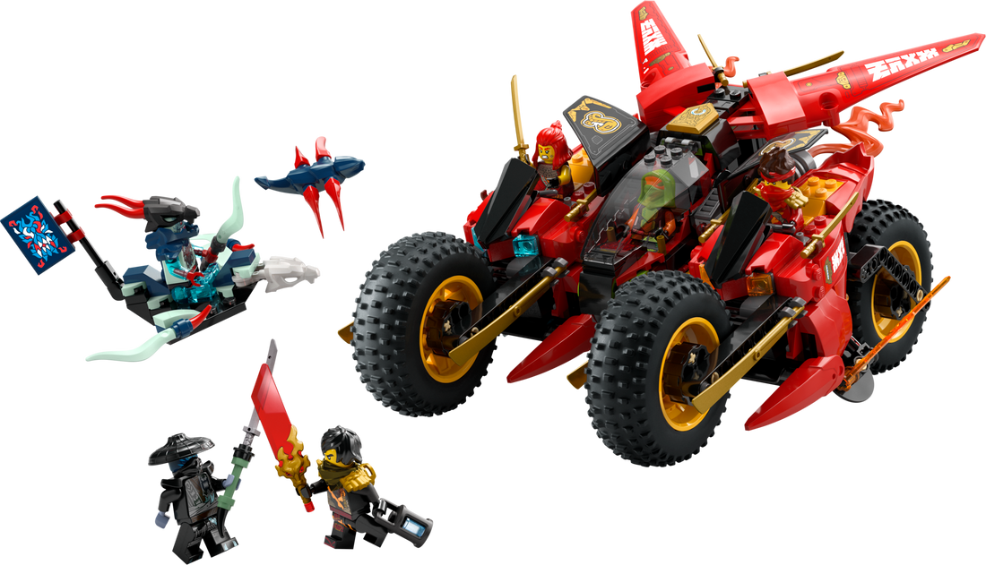 LEGO Set 71844-1 Ninja Combat Vehicle Alternate build Ideas: A Millennium Bat for the Batsuit Parts