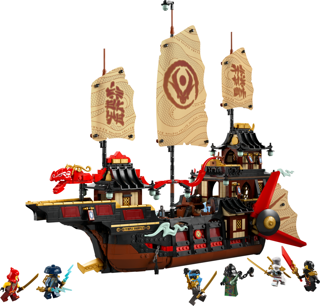 LEGO Set 71848-1 The Temple Bounty Alternate build Ideas: a fresh display direction