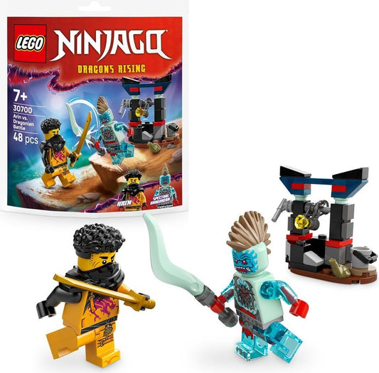 LEGO Set 30700-1 Arin vs. Dragonian Battle Alternate build Ideas: a fresh display direction and a cheeky sci-fi cactus crossover