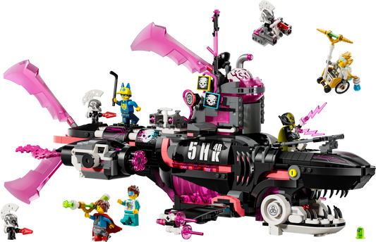 LEGO Set 71500-1 Nightmare Shark Submarine Alternate build Ideas: Sea Creatures, Treasure Scenes, and Underwater Rebuilds