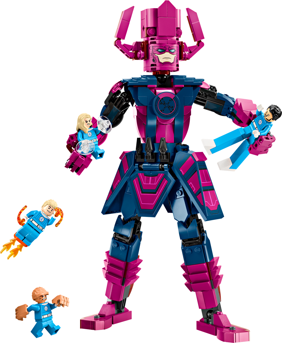 LEGO Set 76316-1 Fantastic Four vs. Galactus Construction Figure Alternate build Ideas: Worksite Vehicles, Heavy-Duty Trucks, and Industrial Rebuilds