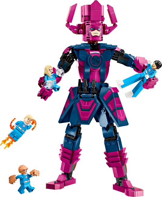 LEGO Set 76316-1 Fantastic Four vs. Galactus Construction Figure Alternate build Ideas: Worksite Vehicles, Heavy-Duty Trucks, and Industrial Rebuilds