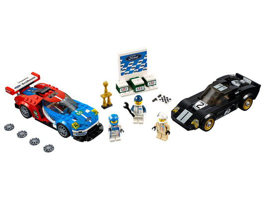 LEGO Set 75881-1 2016 Ford GT & 1966 Ford GT40 Alternate build Ideas: a fresh display direction, a utility truck, and a compact sci-fi tank