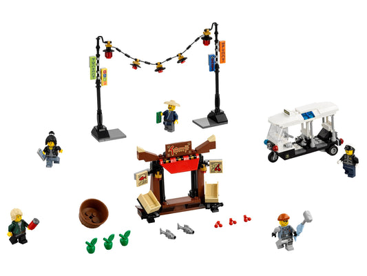 LEGO Set 70607-1 NINJAGO City Chase Alternate build Ideas: Fortresses, Market Scenes, and Medieval Rebuilds
