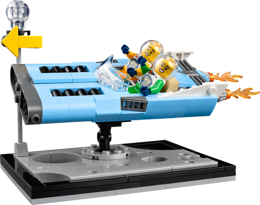 LEGO Set 40789-1 Flying Moon Car Alternate build Ideas: Racers, Road Cars, Trucks, and Technic Vehicle Remixes