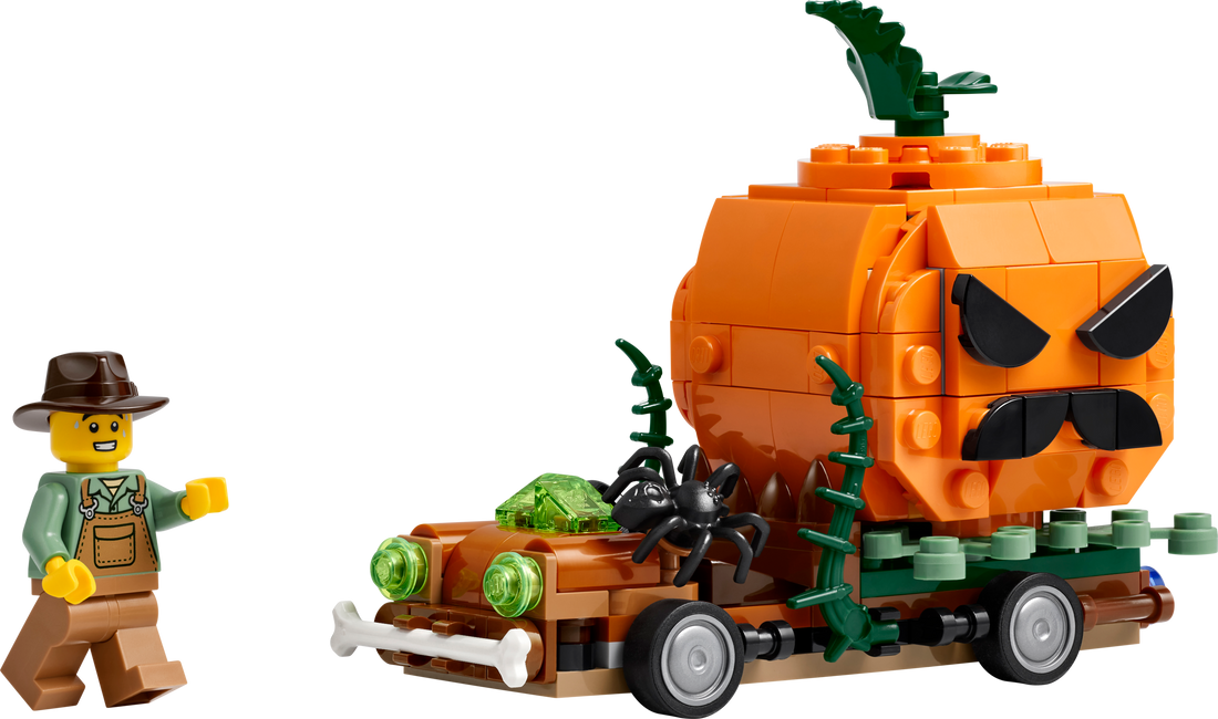 LEGO Set 40822-1 Jack-o'-Lantern Pickup Truck Alternate build Ideas: Racers, Road Cars, Trucks, and Technic Vehicle Remixes
