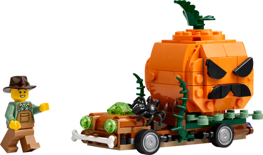LEGO Set 40822-1 Jack-o'-Lantern Pickup Truck Alternate build Ideas: Racers, Road Cars, Trucks, and Technic Vehicle Remixes