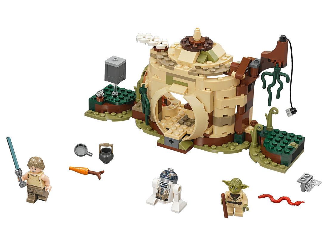 LEGO Set 75208-1 Yoda's Hut Alternate build Ideas: Townhouses, Modular Rooms, and Neighborhood Rebuilds