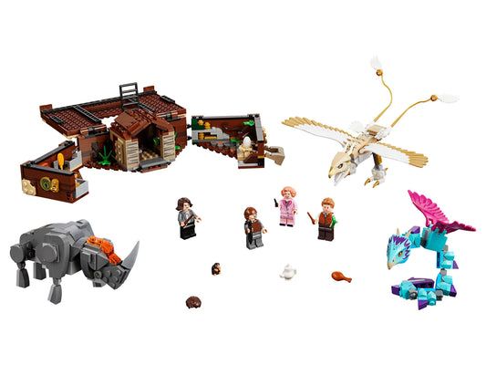 LEGO Set 75952-1 Newt's Case of Magical Creatures Alternate build Ideas: Harbor Scenes, Ships, and Dockside Rebuilds