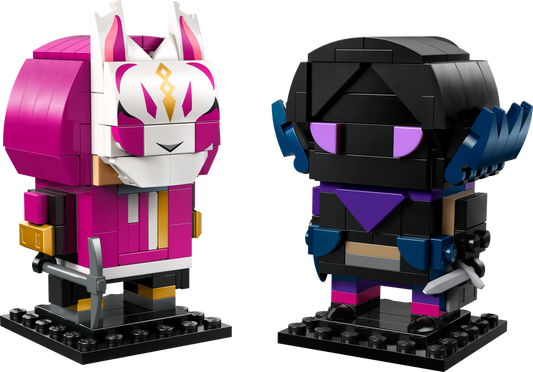 LEGO Set 40884-1 Drift & Raven Figures Alternate build Ideas: a fresh display direction