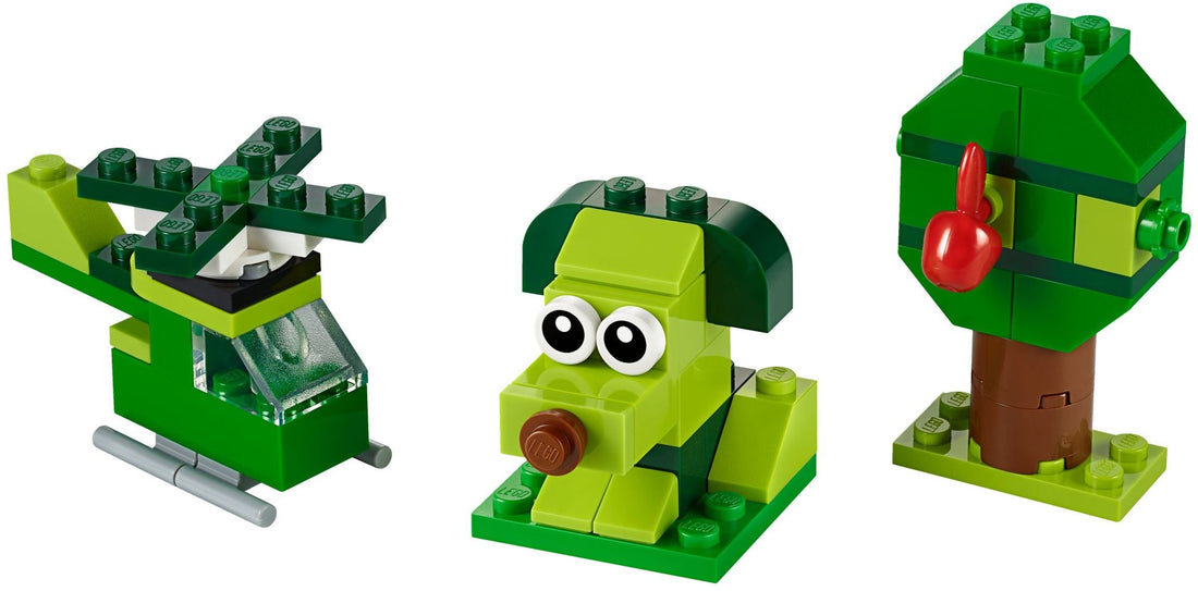 LEGO Set 11007-1 Creative Green Bricks Alternate build Ideas: a fresh display direction, a compact space-ship alternate, and a cheerful spring bird