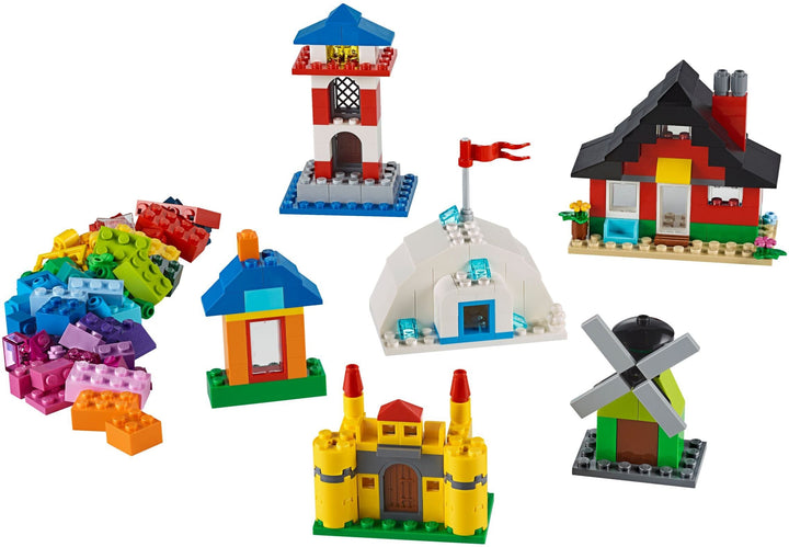 LEGO Set 11008-1 Bricks and Houses Alternate build Ideas: a fresh display direction and a compact space-ship alternate