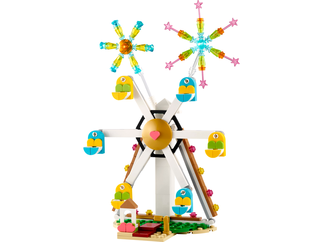 LEGO Set 40758-1 Celebration: Ferris Wheel with Fireworks Alternate build Ideas: Harbor Scenes, Ships, and Dockside Rebuilds