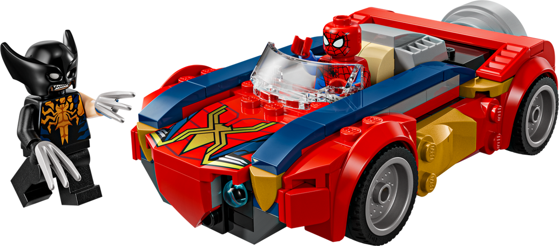 LEGO Set 76336-1 Spider-Man Car vs. Venomized Wolverine Alternate build Ideas: Racers, Road Cars, Trucks, and Technic Vehicle Remixes