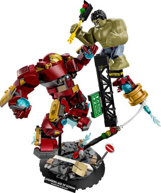 LEGO Set 76343-1 Epic Battle: Hulkbuster vs. The Hulk Alternate build Ideas: City Vehicles, Street Details, and Display Bus Rebuilds