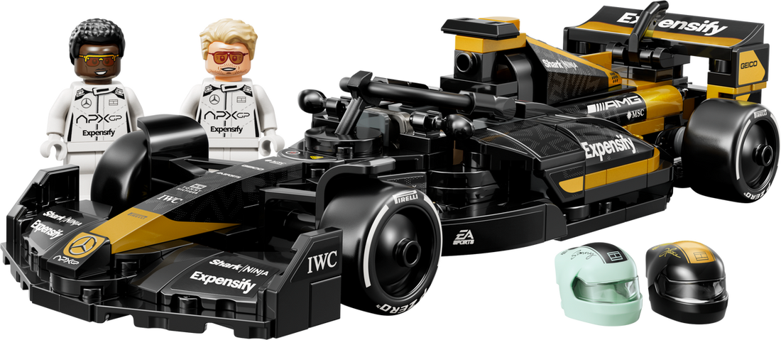 LEGO Set 77252-1 APXGP Team Race Car from F1 The Movie Alternate build Ideas: a fresh display direction and a formula racer