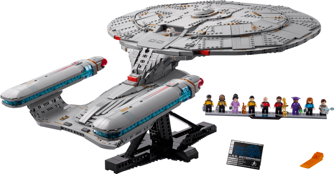 LEGO Set 10356-1 Star Trek: U.S.S. Enterprise NCC-1701-D Alternate build Ideas: Harbor Scenes, Ships, and Dockside Rebuilds