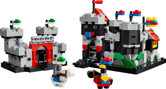 LEGO Set 40775-1 Mini Knight's Castle Alternate build Ideas: Fortresses, Market Scenes, and Medieval Rebuilds