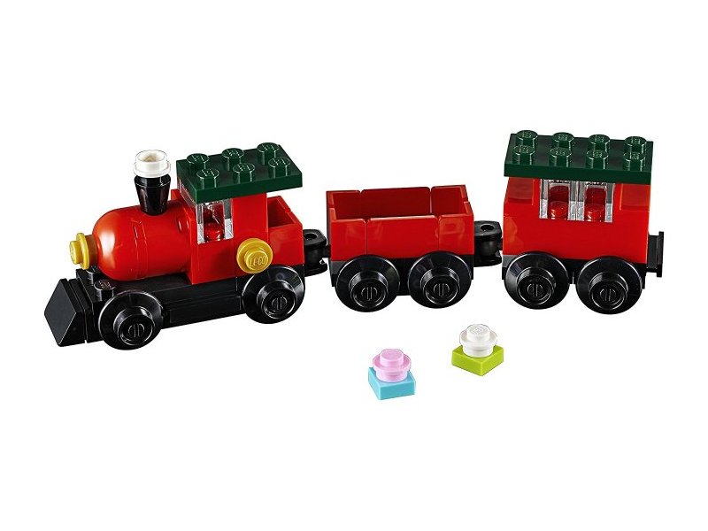LEGO Set 30543-1 Holiday Train Alternate build Ideas: a utility truck, a fresh display direction, and a playful toy train