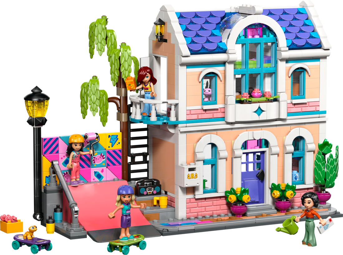 LEGO Set 42687-1 Liann's Family House Alternate build Ideas: Townhouses, Modular Rooms, and Neighborhood Rebuilds