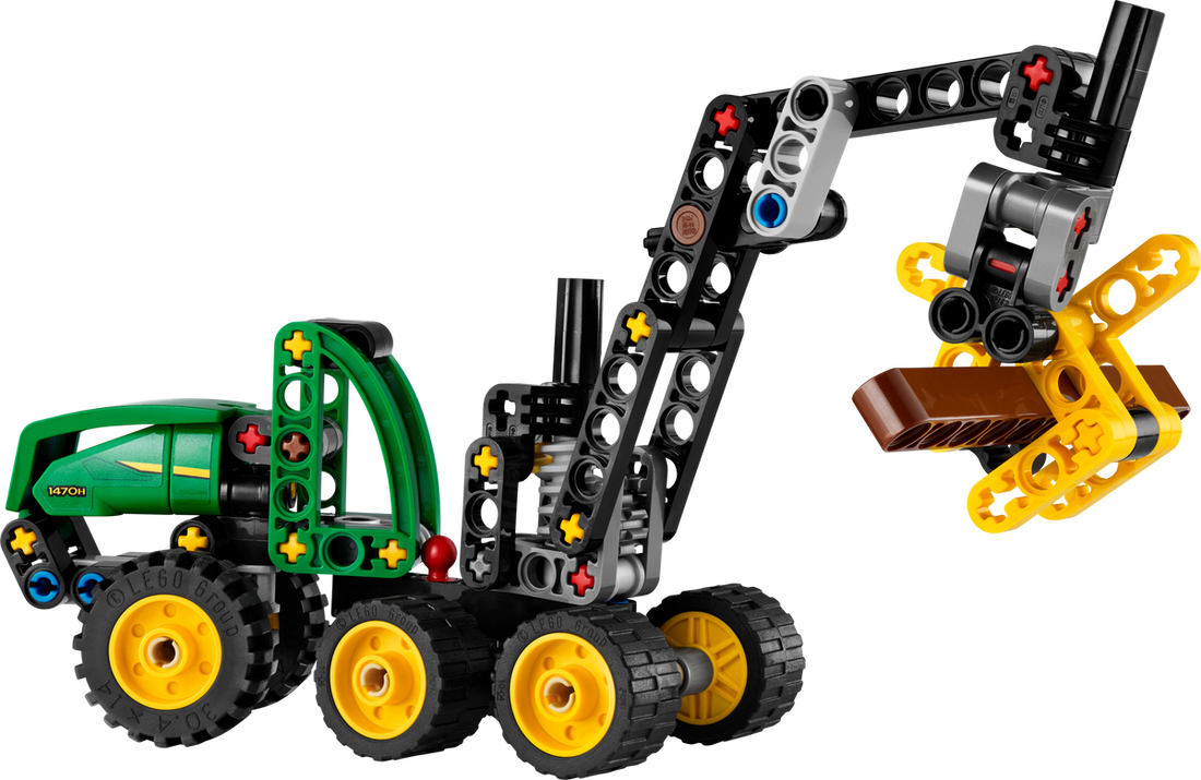 LEGO Set 42218-1 John Deere 1470H Wheeled Harvester Alternate build Ideas: Birds, Trains, Spaceships, and Easter Rebuilds