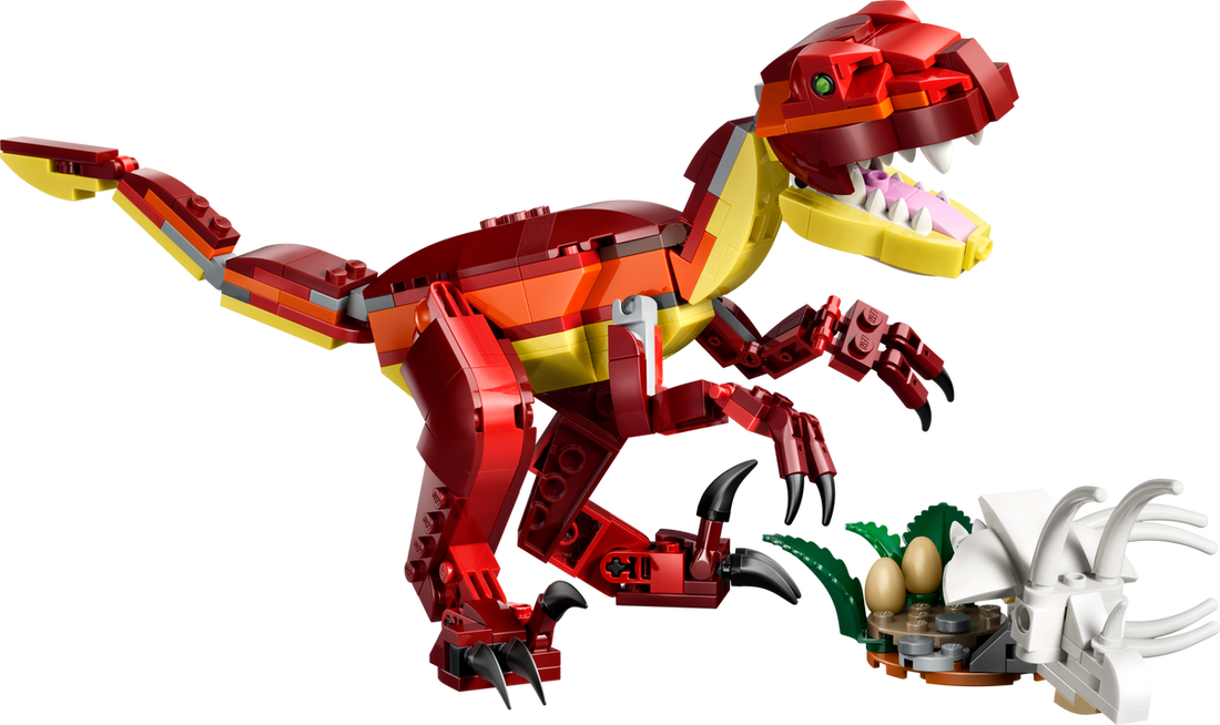 LEGO Set 31379-1 Fierce Dinosaur Alternate build Ideas: Speeders, Gunships, Falcons, and Star Wars Microcraft