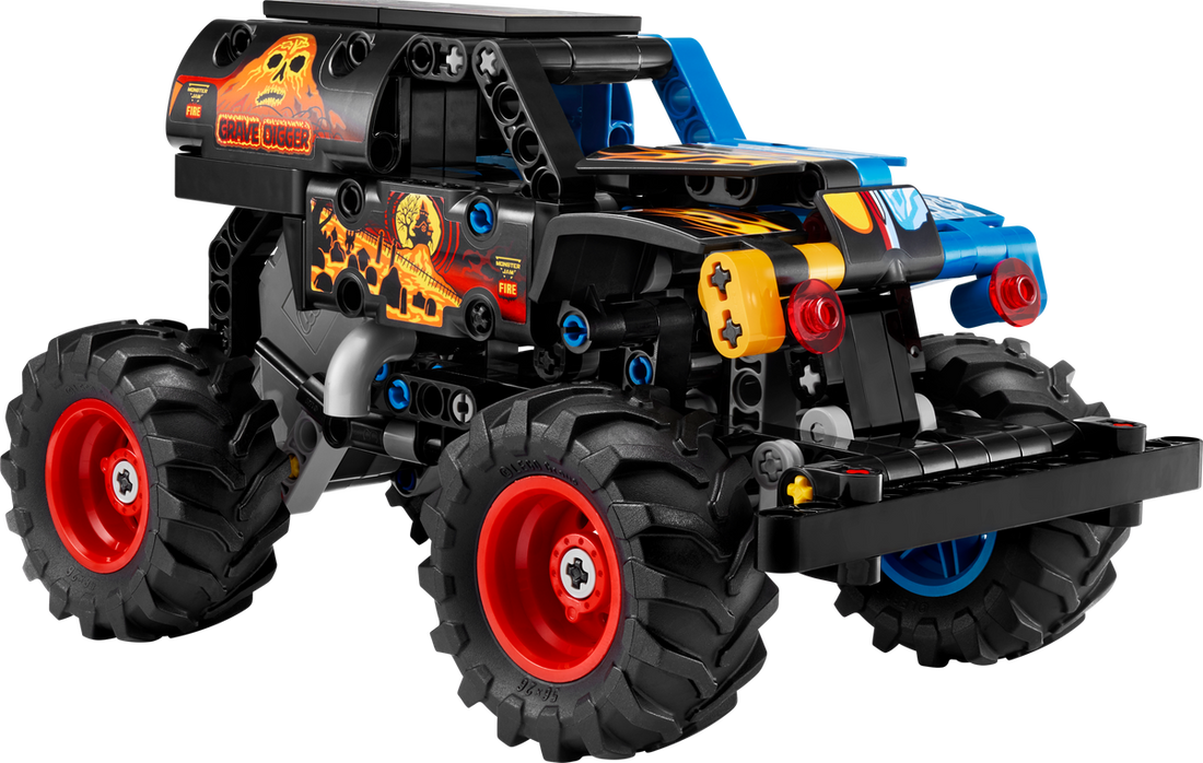 LEGO Set 42219-1 Monster Jam Grave Digger Fire and Ice Alternate build Ideas: Racers, Road Cars, Trucks, and Technic Vehicle Remixes