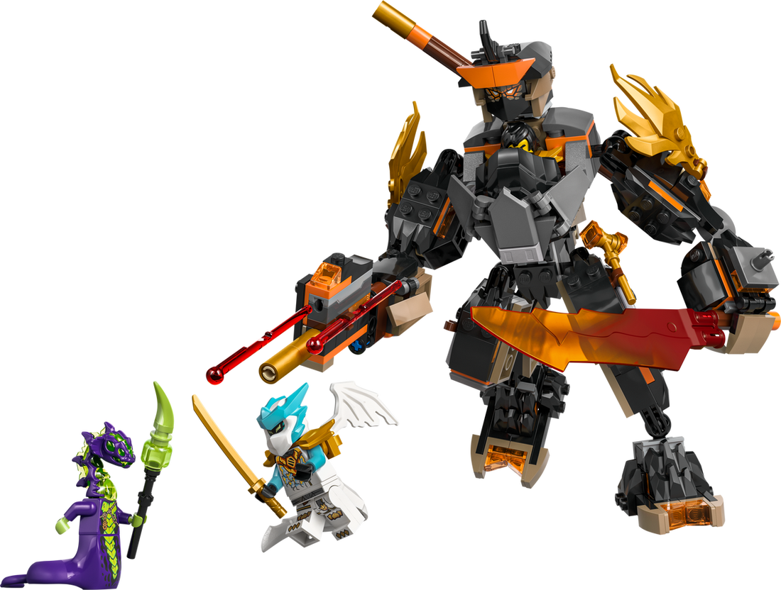 LEGO Set 71854-1 Cole's Mission Mech & Dragon Zane Alternate build Ideas: a fresh display direction
