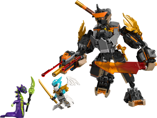 LEGO Set 71854-1 Cole's Mission Mech & Dragon Zane Alternate build Ideas: a fresh display direction
