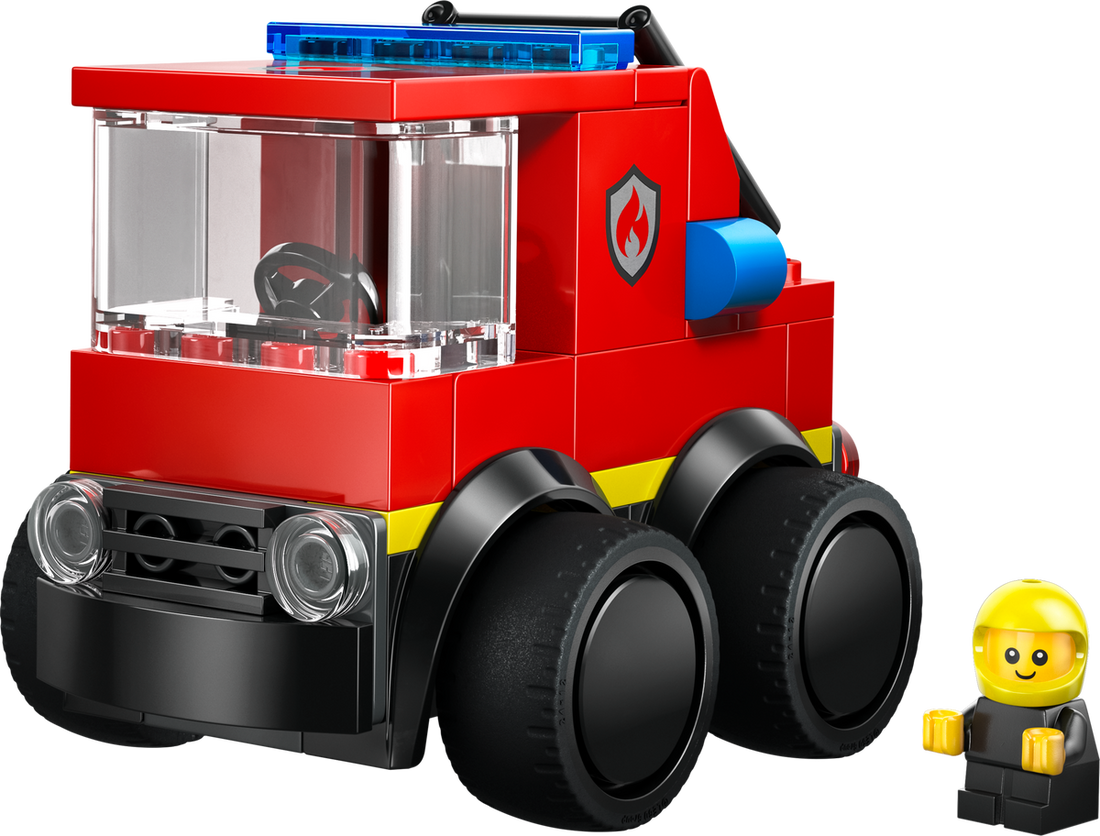 LEGO Set 60482-1 Rides – Fire Truck Alternate build Ideas: City Service Trucks, Road Scenes, and Rescue Rebuilds
