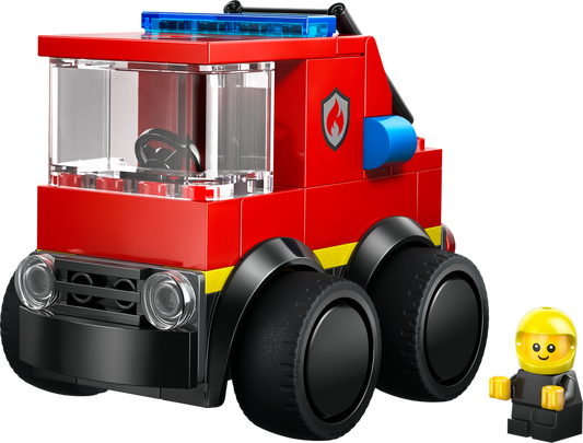 LEGO Set 60482-1 Rides – Fire Truck Alternate build Ideas: City Service Trucks, Road Scenes, and Rescue Rebuilds