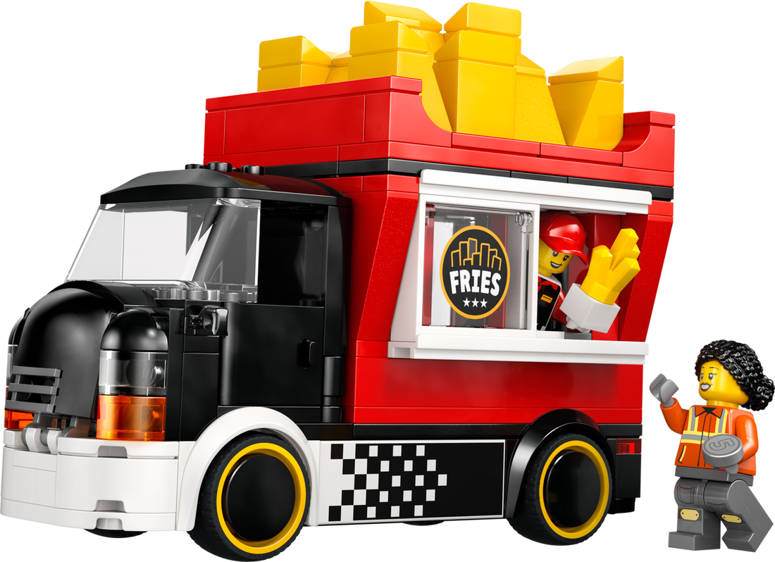 LEGO Set 60488-1 Fries Food Truck Alternate build Ideas: Street-Food Trucks, City Scenes, and Urban Vehicle Rebuilds