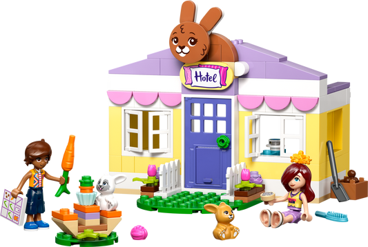 LEGO Set 42679-1 Heartlake City Bunny Hotel Alternate build Ideas: Spring Displays, Holiday Details, and Easter Rebuilds