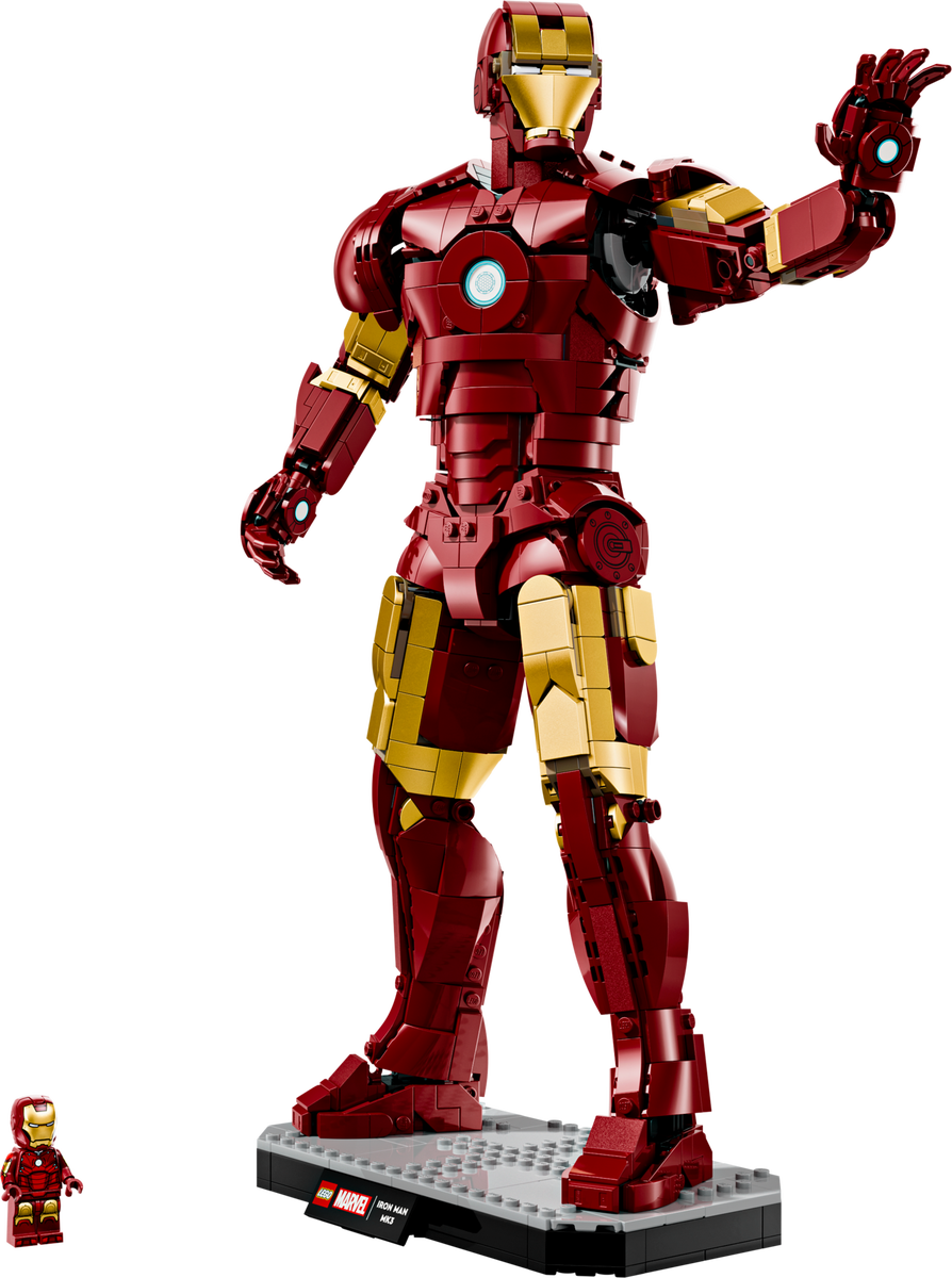 LEGO Set 76344-1 Iron Man Mark 3 Collectors' Edition Alternate build Ideas: a fresh display direction