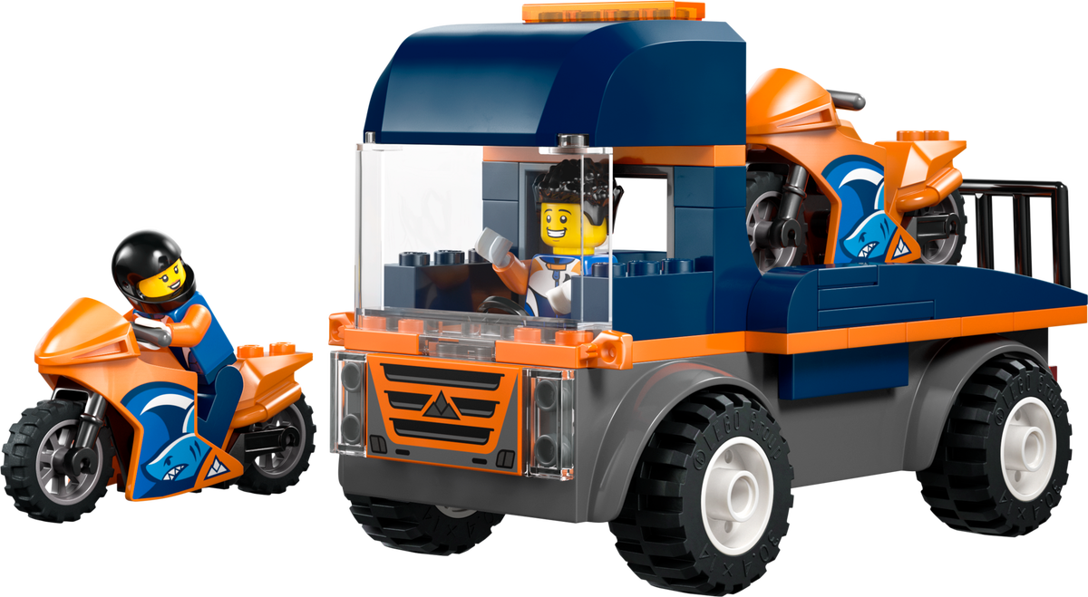 LEGO Set 60491-1 Motorcycle Transporter Alternate build Ideas: Racers ...