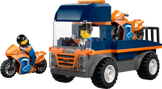 LEGO Set 60491-1 Motorcycle Transporter Alternate build Ideas: Racers, Road Cars, Trucks, and Technic Vehicle Remixes