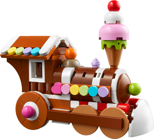LEGO Set 40777-1 Celebration Series: Gingerbread Train Ornament Alternate build Ideas: a fresh display direction