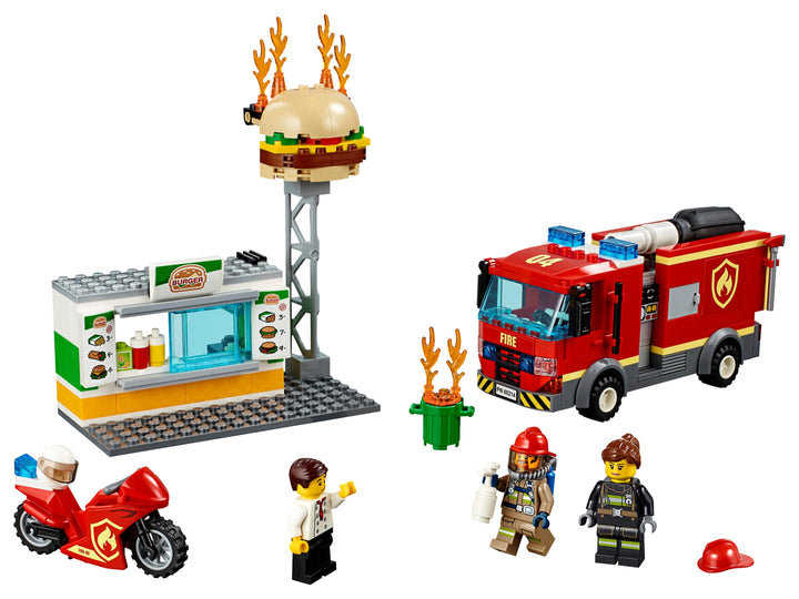 LEGO Set 60214-1 Burger Bar Fire Rescue Alternate build Ideas: Spring Displays, Holiday Details, and Easter Rebuilds
