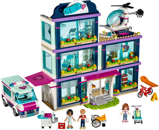 LEGO Set 41318-1 Heartlake Hospital Alternate build Ideas: Townhouses, Modular Rooms, and Neighborhood Rebuilds