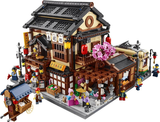 LEGO Set 910060-1 Sushi Restaurant Alternate build Ideas: a fresh display direction