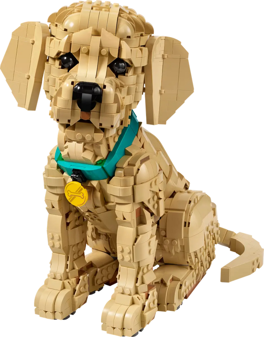 LEGO Set 11384-1 Golden Retriever Puppy Alternate build Ideas: Cute Creatures, Display Pets, and Playful Character Rebuilds