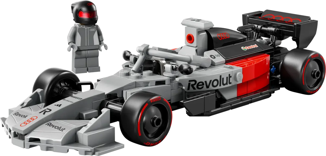 LEGO Set 77259-1 Audi Revolut F1 Team R26 Race Car Alternate build Ideas: a formula racer and a fresh display direction