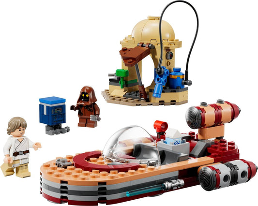 LEGO Set 75420-1 Luke's Landspeeder Alternate build Ideas: Speeders, Gunships, Falcons, and Star Wars Microcraft