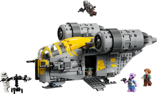 LEGO Set 75447-1 The Razor Crest Alternate build Ideas: Speeders, Gunships, Falcons, and Star Wars Microcraft