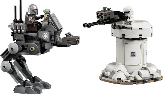 LEGO Set 75444-1 AT-RT Attack Alternate build Ideas: Speeders, Gunships, Falcons, and Star Wars Microcraft