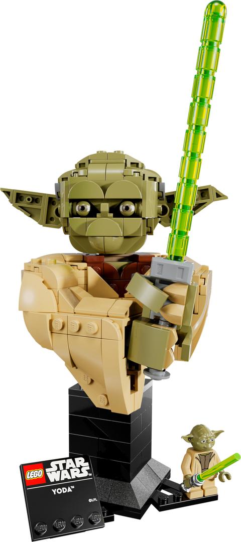LEGO Set 75438-1 Yoda Bust Alternate build Ideas: City Vehicles, Street Details, and Display Bus Rebuilds