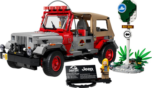 LEGO Set 77984-1 Jurassic Park Jeep Wrangler Alternate build Ideas: Racers, Road Cars, Trucks, and Technic Vehicle Remixes