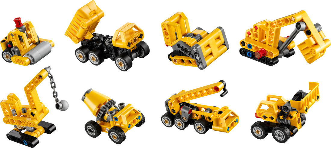 LEGO Set 42233-9 Mighty Machines Series 1 - Complete - All Sets Alternate build Ideas: a fresh display direction